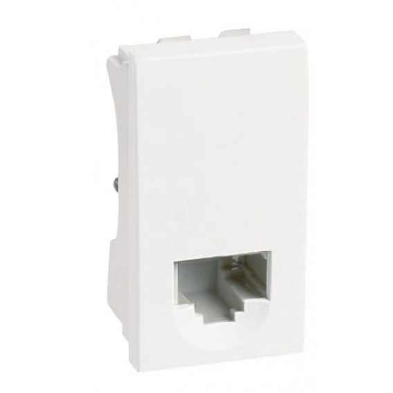 Módulo Entrada RJ45 CAT5 (INTERNET REDE) - HOME BRANCO